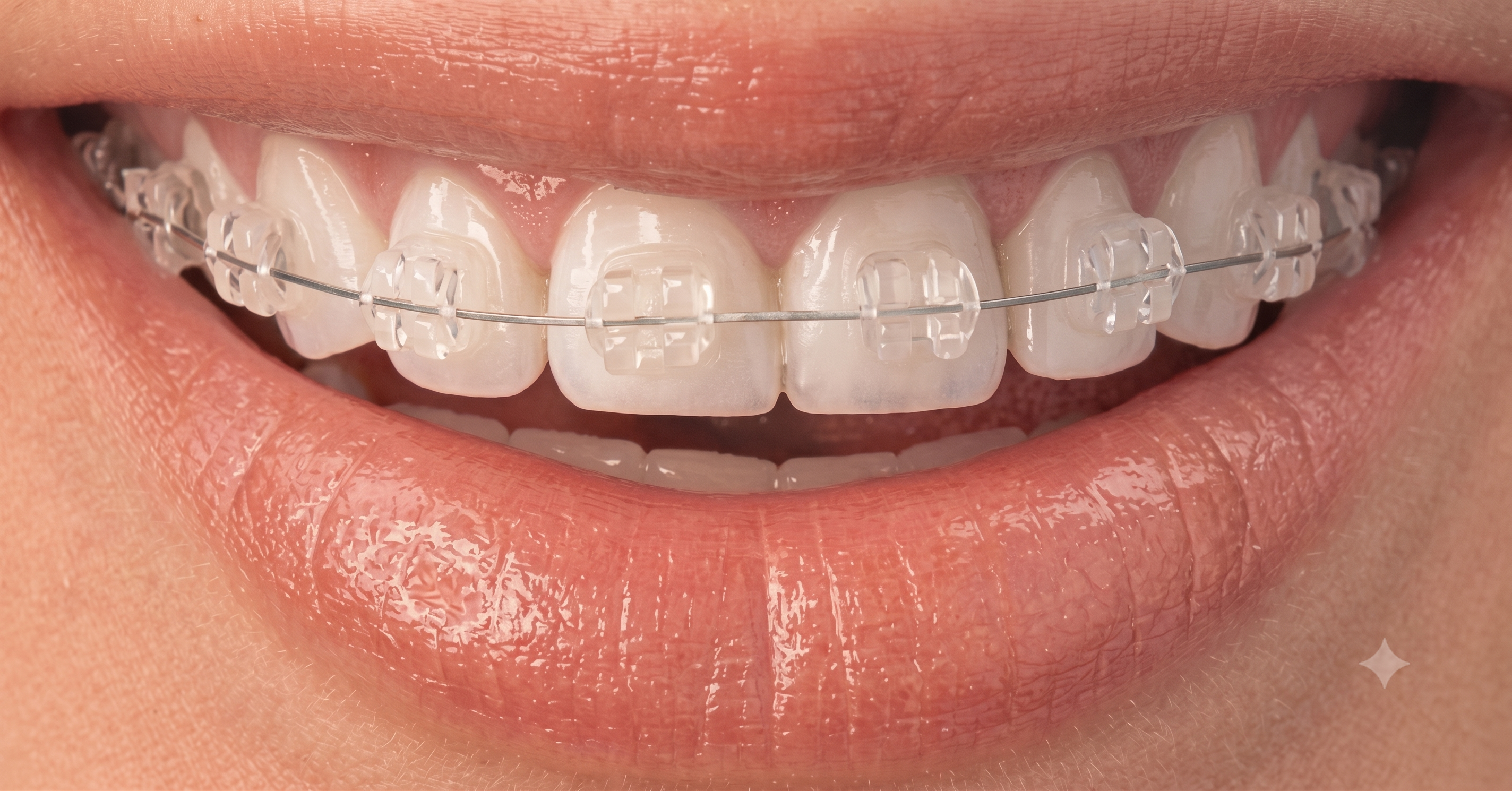 Ceramic (Tooth-Coloured) Braces
